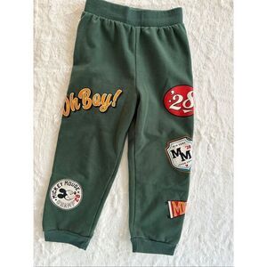 Disney Mickey Mouse Green Pants Size 5